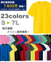 Tシャツ カットソー メンズ 吸汗速乾 UVカット 裏面メッシュ 半袖 クルーネック 夏 アーミーグリーン〜レッド 6L/7L ビッグ ラージ トップス ニッセン nissen