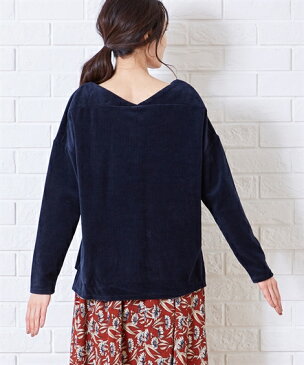 チュニック レディース Green Parks グリーンパークス コーデュロイカット プルオーバー カットソー Camel/Light Beige/Navy S〜L ニッセン