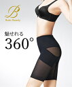 ガードル 大きいサイズ レディース BasicBeauty パワーネット 補整 ブラック/ベージュ 5L/6L ニッセン nissen