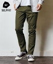 チノパンツ パンツ メンズ ウオッシュ加工 ストレッチ 5ポケット スリムシルエット チノ 股下70cm カーキ系/ベージュ系/紺系 ウエスト130/140/1...
