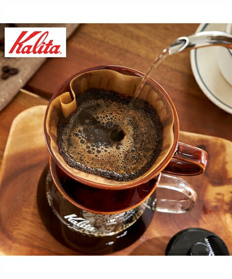 Kalita コーヒードリッパー ロトブラウン 日本製 102 2〜4人用 ニッセン nissen