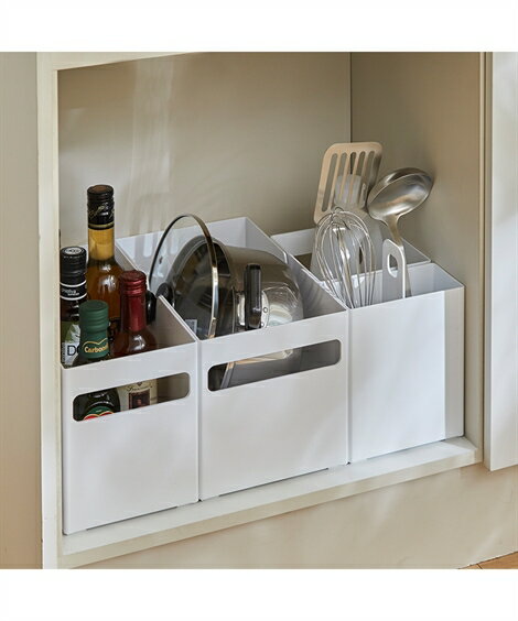 仕切る ケース ボックスタイプ キッチン 春 夏 秋 冬 ホワイト | 75s | ニッセン nissen