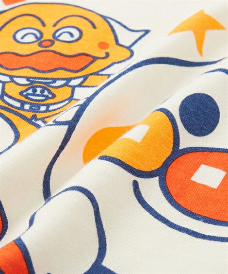 アンパンマン Tシャツ カットソー キッズ 長袖 男の子 女の子 ベビー服 子供服 ダークグレー ばいきんまん /ネイビー アンパンマン /ピンク ドキンちゃん 身長80/90/100cm ニッセン nissen