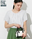 ブラウス トールサイズ レディース ジョーゼット フレア アプリコット~ブルーグリーン M/L ニッセン nissen