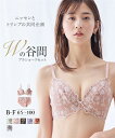 ブラジャー ショーツ セット レディース Wでバストをあげる ( トリンプ ) オフグリーン 黒 パープル B70/M〜B100/4L C65/M〜C100/4...