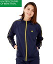 スポーツウェア アウター BENETTON レディース ジャージ ジャケット ネイビー/ブラック S/M/L/LL スポーツ観戦 羽織 トレーニング フィットネス 運動 ジム ニッセン nissen