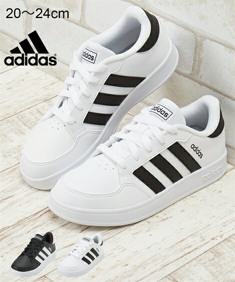 adidas アディダス キッズ スニーカー 運動靴 COREBREAK K 男の子 女の子 ブラック×ホワイト/ホワイト×ブラック 20/21/22/23/24cm ニッセン nissenのサムネイル