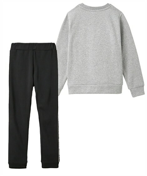 上下セット キッズ OUTDOOR アウトドアプロダクツ 裏起毛 スウェット 男の子 女の子 子供服 ジュニア服 冬 グレー＋ブラック/ブラック＋グレー 身長130/140/150/160cm ニッセン nissen
