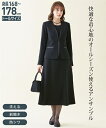 アンサンブル トールサイズ レディース 喪服 礼服 洗える ノーカラー ジャケット + 七分袖 ロング ワンピース 防しわ 黒 4L/5L ニッセン nisse...