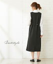 マタニティ 事務服 授乳服 ジャンパー スカート ママ 産前 産後 カットソー ポンチ 黒 M/L 制服 オフィス ニッセン nissen 2