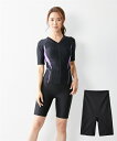 水着 フィットネス 競泳 大きいサイズ レディース 補整 ボトム ブラック 8L/10L 水泳 トレーニング 運動 ジム ニッセン nissen