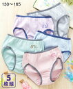 ショーツ パンツ 女の子 キッズ ワンポイント柄 5枚組 身長140/150/160/165cm 子供 子ども ジュニア 女児 ニッセン nissen