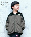 スポーツウェア トップス キッズ SQUADS スカッズ フーデッド ジャケット 男の子 女の子 子供服 ジュニア服 チャコール 身長120/130cm トレー...