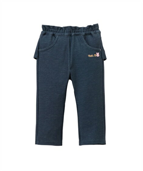 パンツ ベビー ミキハウスホットビスケッツ フリル付き ストレッチ デニム 73-3202-571 インディゴブルー 身長80/90/100/110/120cm ニッセン nissen