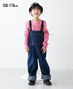 ＼30%OFFセール 12月4日20時〜11日1時59分まで／キッズ デニム サロペット 男の子 女の子 子供服 ジュニア服 ネイビー/ホワイト/ライトブルー 100〜110/120〜130 ニッセン nissen