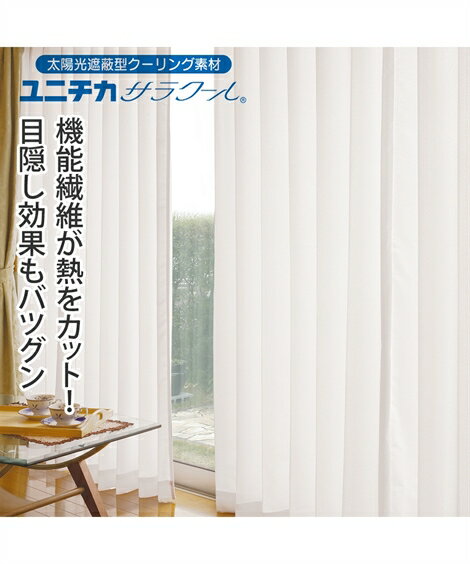 レースカーテン NEW断熱目隠し 2枚組 100×228cm ニッセン nissen