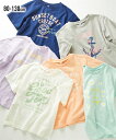 【店内全品対象★25%OFFクーポン配布中★先着1,200名限定 5/9 20時開始】トップス・チュニック Tシャツ カットソー キッズ ドロップ ショルダー ...