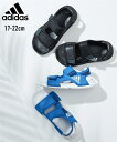 adidas サンダル キッズ スイム ALTASWIM 男の子 女の子 子供服 ジュニア服 ブラック/ブルー 17〜22cm 靴 シューズ ニッセン nissen