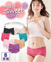 ショーツ スタンダード レディース 総 レース ローライズ 8枚組 8枚組 S/M/L/LL ニッセン nissen