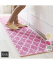 キッチン用品・調理器具 キッチン マット ふんわりモロッカン柄 約 60×240cm ニッセン nissen