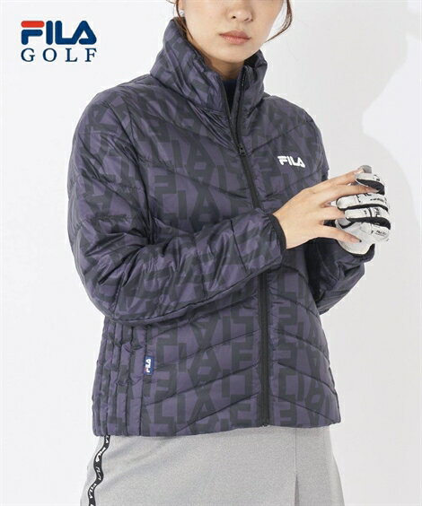 FILAGOLF スポーツウェア 大きいサイズ レディース FILA GOLF ハイブリッドダウン ジャケット あり フィラ ゴルフ ブラック M/L/LL/3L ダイエット ニッセン nissen