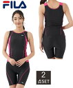 水着 FILA 水着 レディース 配色セパレート フィットネス 水着313201-0 11L/13L/7S/9M ニッセン nissen