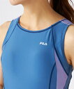 水着 FILA 水着 レディース 配色セパレート フィットネス 水着313201-0 15LL/17LL/19LL ニッセン nissen