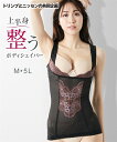 補整下着 レディース 寄せてすっきり シアーなフィットボディシェイパー ( トリンプ ) 黒 LL/3L インナー 女性 ニッセン nissen