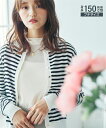 カーディガン 小さいサイズ レディース 綿混金ボタンクルーネック 低身長さん 小柄女性 ブラック/ボーダー ホワイト×ブラック /ホワイト SS/S/M/L 羽織り 冷房対策 ニッセン nissen