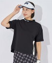 フィラ FILAGOLF スポーツウェア トップス 大きいサイズ レディース FILA GOLF 冷感軽量ダンボール ニット モックネック シャツ フィラ ゴルフ 吸汗速乾 UV カット 接触冷感 夏 トレーニング フィットネス 運動 ジム ホワイト/黒 M/L/LL/3L ニッセン nissen