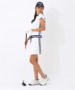 FILAGOLF スポーツウェア トップス 大きいサイズ レディース FILA GOLF ECO鹿の子 ワンピース フィラ ゴルフ 吸汗速乾 UVカット 夏 ト...