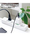 雷ガード付き節電タップ4個口2m ニッセン nissen