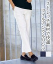チノパンツ メンズ ストレッチ ツイルアンクル パンツ ビッグ ラージ オフホワイト/ネイビー 3L~10L ニッセン nissen