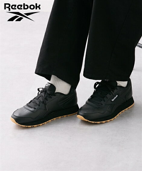 リーボック メンズ カジュアルスニ—カー グライド/GLIDE 靴 シューズ コアブラック/フットウェアホワイト 26〜29cm ニッセン niss...