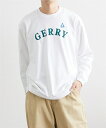 Tシャツ カットソー メンズ ヘビーウェイトカレッジロゴ 長袖 ジェリー トップス オフホワイト/ネイビー M/L/LL ニッセン nissen