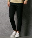 チノパンツ メンズ カツラギ ストレッチ 素材スリムテーパード パンツ グリーン/ブラック/ベージュ/ホワイト S/M/L/LL ニッセン nissen