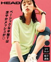 HEAD スポーツウェア トップス 大きいサイズ レディース ドライ メッシュベーシックロゴTシャツ 吸汗速乾 UVカット ヘッド 夏 トレーニング フィットネ...