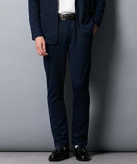 【店内全品対象★25%OFFクーポン配布中★先着1,500名限定 7/4 20時開始】パンツ メンズ ポンチテーパード セットアップ 着用可能 チャコール/ネイビー/ブラック M/L/LL ニッセン nissen