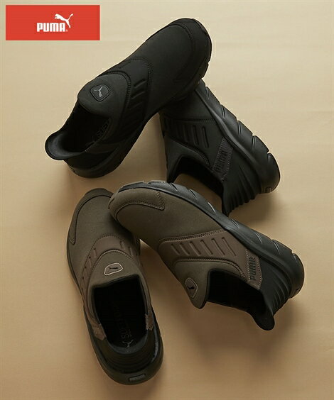 プーマ メンズ スニーカー ソフトライドフレックスイーズイン SOFTRIDE FLEX EASE IN WD AS 靴 シューズ チョコレート/プーマ ブラッ...