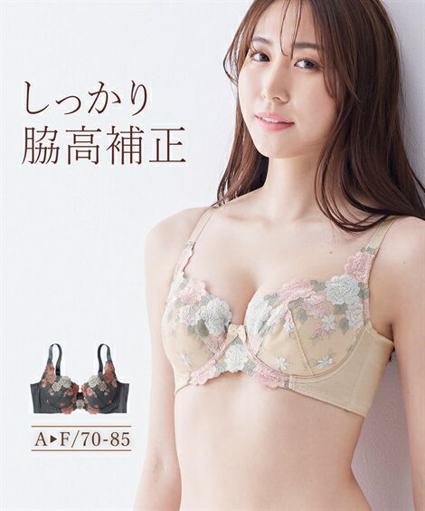 【最大10%OFF SALE！6/27 10:59まで】ブラジャー 大きいサイズ レディース 脇高サ