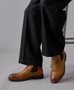 【最大10%OFF SALE!6/11 1:59まで】メンズ サイドゴア ブーツ シューズ キャメル/ブラック 25/25.5/26/26.5/27cm ニッセン nissen