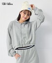トレーナー 子供服 キッズ ショート 丈裾ゴム スウェット パーカー 女の子 トップス プルオーバー 杢グレー/杢チャコール 身長130/140/150/160...