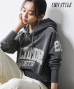 【店内全品対象★25%OFFクーポン配布中★先着1,200名限定 5/9 20時開始】パーカー レディース 綿100% ロゴ プリント シックス タイル フーデ...