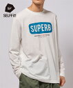 Tシャツ カットソー メンズ 長袖 プリント カジュアルロゴ柄 3L以上お腹ゆったり トップス 黒/白 M~10L ニッセン nissen