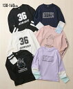 【店内全品対象★25%OFFクーポン配布中★先着1,500名限定 7/19 20時開始】Tシャツ 子供服 キッズ プリント 女の子 トップス カットソー オフホワイト~黒 ナンバー 身長130/140/150/160cm ニッセン nissen