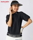 【最大15%OFF SALE!7/28 10:59まで】marie claire SPORT スポーツウェア トップス レディース marie claire sport マルチ ストレッチ 半袖 モックネック プルオーバー はっ水 トレーニング フィットネス 運動 ジム カーキ/ブラック M~6L ニッセン nissen