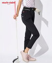 【最大15%OFF SALE!7/28 10:59まで】marie claire SPORT スポーツウェア ボトムス レディース marie claire sport マルチ ストレッチ マット テーパード パンツ はっ水 トレーニング フィットネス 運動 ジム カーキ/ブラック M~6L ニッセン nissen