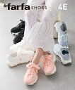 大きいサイズ レディース ゆったり幅広 la farfa SHOES ラファーファ レース スニーカー ワイズ4E 靴 シューズ ピンク/ブルー/ホワイト/黒 23.0~23.5/24.0~24.5/25.0~25.5/26.0~26.5cm ニッセン nissen