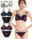 ブラジャー ショーツ セット レディース レオパードサテンストリング ブラショーツ 女性 インナー パンツ パンティ ネイビー/ワイン G70_M〜I95_4L...