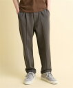 パンツ メンズ センターシームダブルフェイスリラックスパンツ チャコール/ブラック M〜10L ニッセン nissen